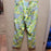 Lilly Pulitzer Men's Stuff VINTAGE Pants yellow blue Raccoons Size 36" x 30"