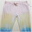 Theo & Spence Rainbow Ombre SweatPants Size Small joggers Tie Waist rib Cuff NEW