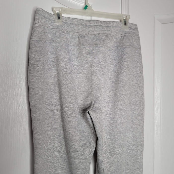 90 Degree Reflex Size Medium Marled Gray Sweatpants NEW Black Zipper tie Waist