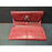 Longaberger Rare So Rachel Leather Wallet wine Checkbook Billfold