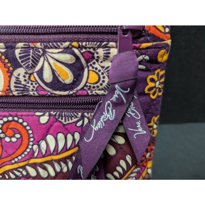 Vera Bradley Safari Sunset Crossbody Wallet Purse Travel Removable Strap