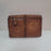 Fossil tri fold wallet leather cash credit card change purse roomy Aged patina