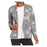 Nic & Zoe Marbelous Draped Open Cardigan Jacket SMALL Grey Multi NEW $168 COZY