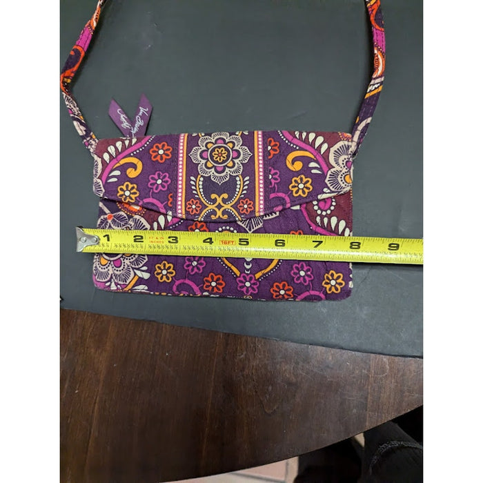 Vera Bradley Safari Sunset Crossbody Wallet Purse Travel Removable Strap