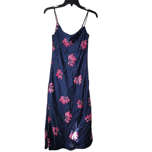 NEW All in Favor XS Womens Slip Dress Floral Blue Pink Cocktail