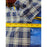 Nordstrom Men's Shop Tech-Smart Regular Fit Medium blue Plaid Dress Shirt button