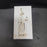 Pier 1 Ceramic Silver & White Santa Pere Noel Figurine Holding Tree New in box