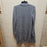 Nic Zoe Gray Small Petite Cardigan Banded cuff Knit long sleeve