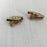 Vintage Fashion Earrings Clip ON Goldtone and Crystal Ultra Modern MCM