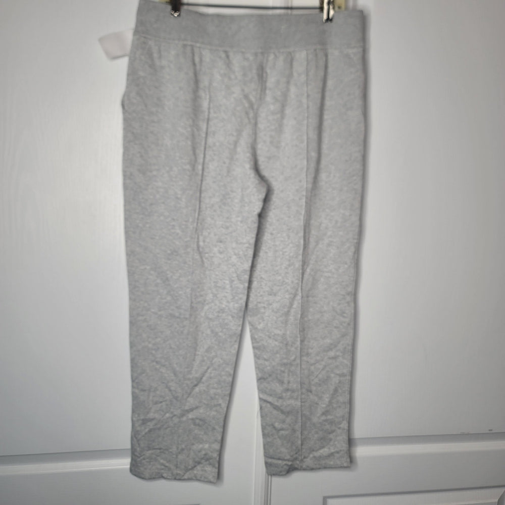 Alternative Sweatpants Drawstring Elastic Waist Heather Gray Large front seam