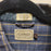 Pair men's LARGE CE Schmidt workwear shirts Long sleeve plaid lot 2 blue brown