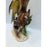 Vintage Porcelain Bird Double Yellow brown Figurine Japan