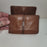 Fossil tri fold wallet leather cash credit card change purse roomy Aged patina