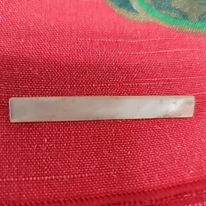 Vintage Mother of Pearl Bar Pin C Clasp brooch jewelry Classic