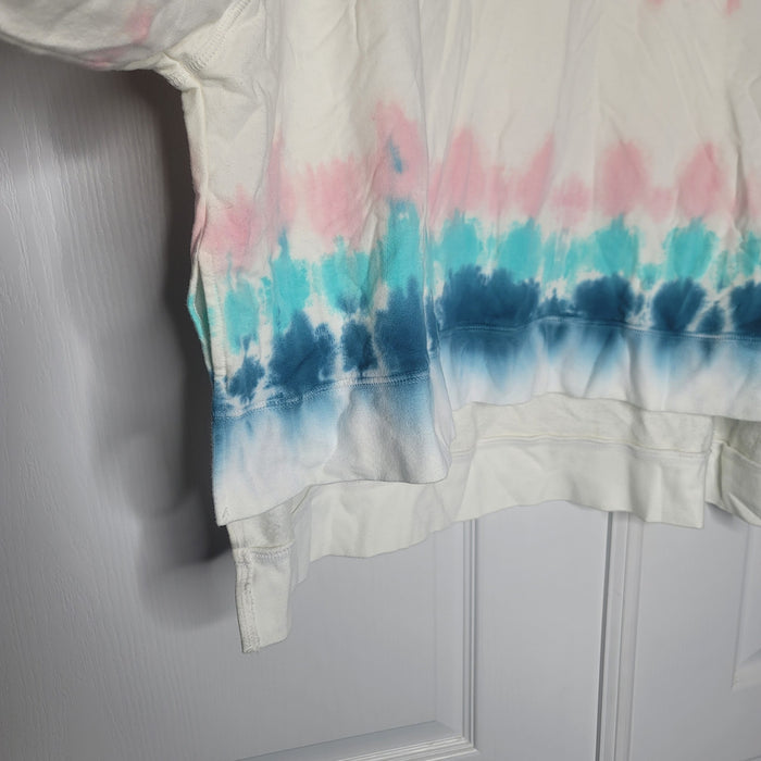 Electric & Rose TIME TO LIVE size large women's Tie Dye Sweatshirt oversized