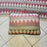 Hiend Accents Throw  Blanket Marching Pillow Cabin Diamond  Wine Green Cream