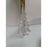 Vintage Silvestri Clear Opalescent Crystal Art Glass Christmas Pine Tree Figure