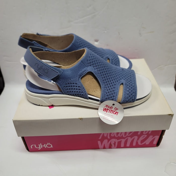 Ryka Micha Womens Sandal Tempest Blue US Size 6 Medium NEW