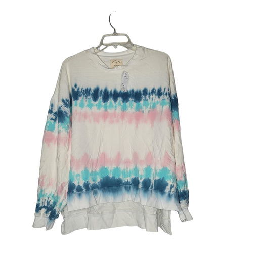 Electric & Rose TIME TO LIVE size large women's Tie Dye Sweatshirt oversized