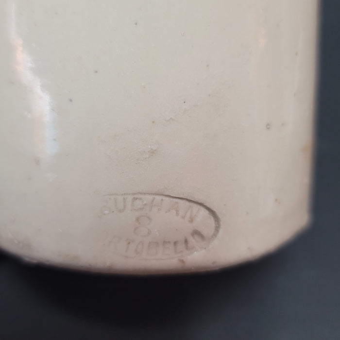 Antique Vintage stoneware bottle Glasgow bEER CREAM WHITE pottery