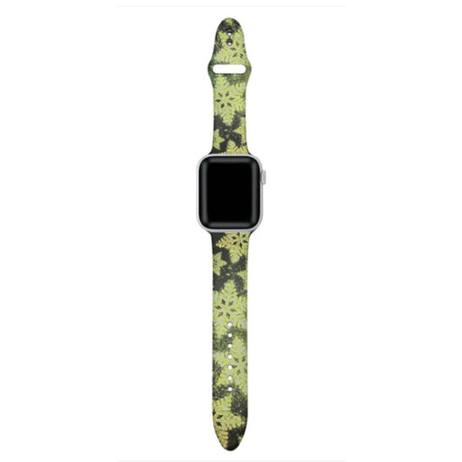 Posh Tech Silicone Sport Band for Apple Watch Gold Winter Wonderland Holiday