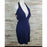 Jump Apparel A-Line Dress Sleeveless Side Cutout Zip PARTY Navy XS Cocktail