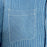 Haband Men's Button Up Dress Shirt Short Sleeve Two Pocket Striped Blue Large