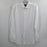 NORDSTROM 16.5" MEN'S SHOP Trim Fit Non-iron Dress Shirt White Triangle Dobby