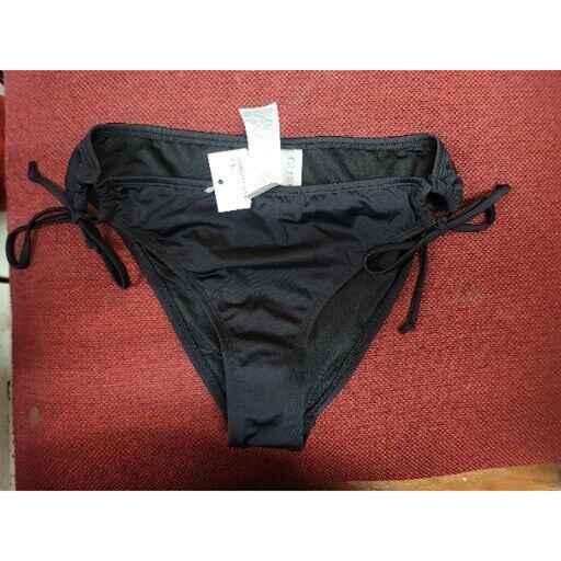 Heart & Harmony Black BOTTOMS Swimwear adjustable Tie Sides 12 new