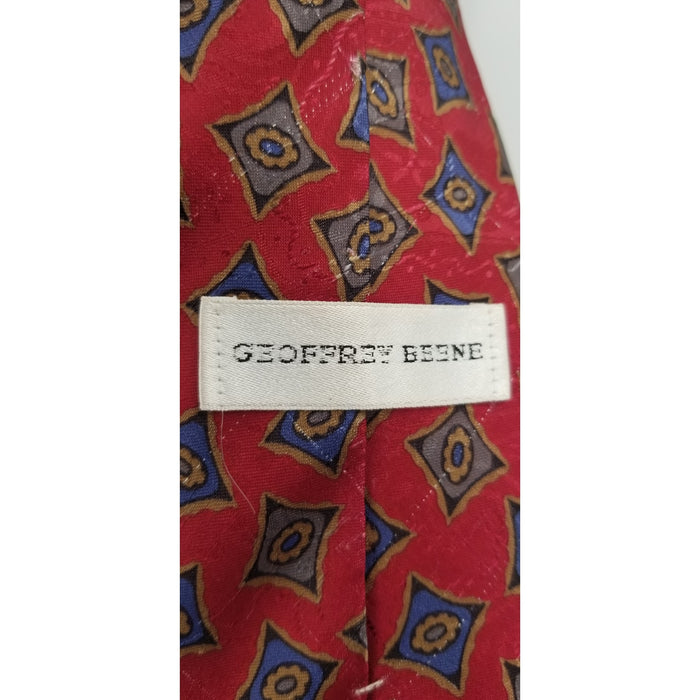 Geoffrey Beene Vintage Poly Silk Blend Mens Necktie 56"