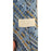 Vintage Polyester Mens Necktie 56" Blue Gold White Detail 60s70s wide bottom