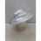 August Hats Draped Satin Hatinator White 1 size Easter Church Wide Brim Headband