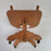 Handmade Miniature furniture office chair oak 9" x 6.6" J. DALTON Jackson S.C.