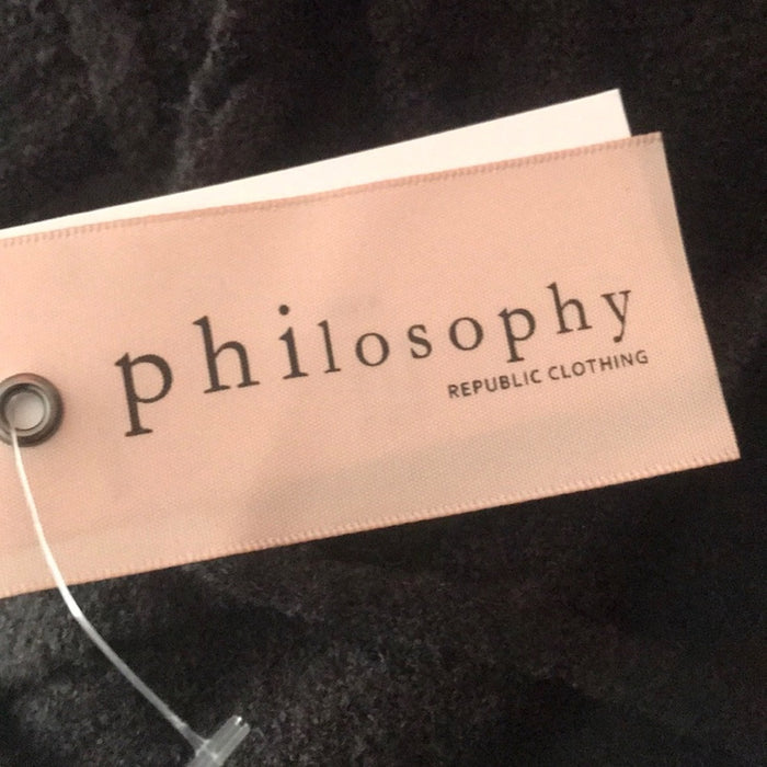 Philosophy NWT Apparel Long Sleeve Funnel Tie Sweater Small