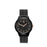 PUMA Women's Reset Three-Hand Date, Black-Tone Alloy Watch, P1010 Black Rose NEW