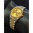 Dynasty stainless steel Vintage Quartz Wrist Watch Gold Tone Silver Tone