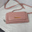 Reaction Kenneth Cole Crossbody Mauve Pink Travel Wallet Purse shoulder Strap